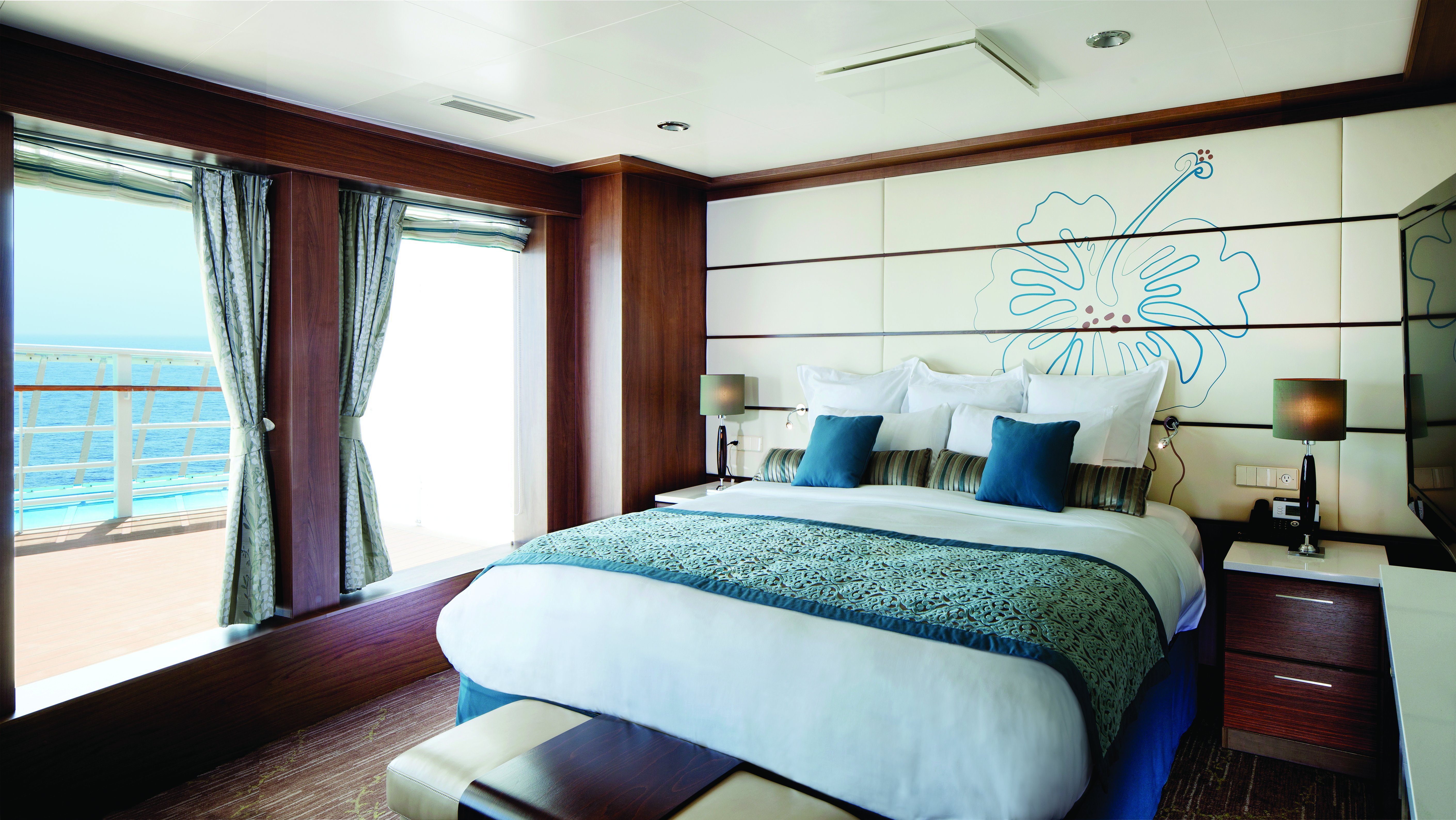 Cabina del Crucero Pride of America de NCL en Hawai