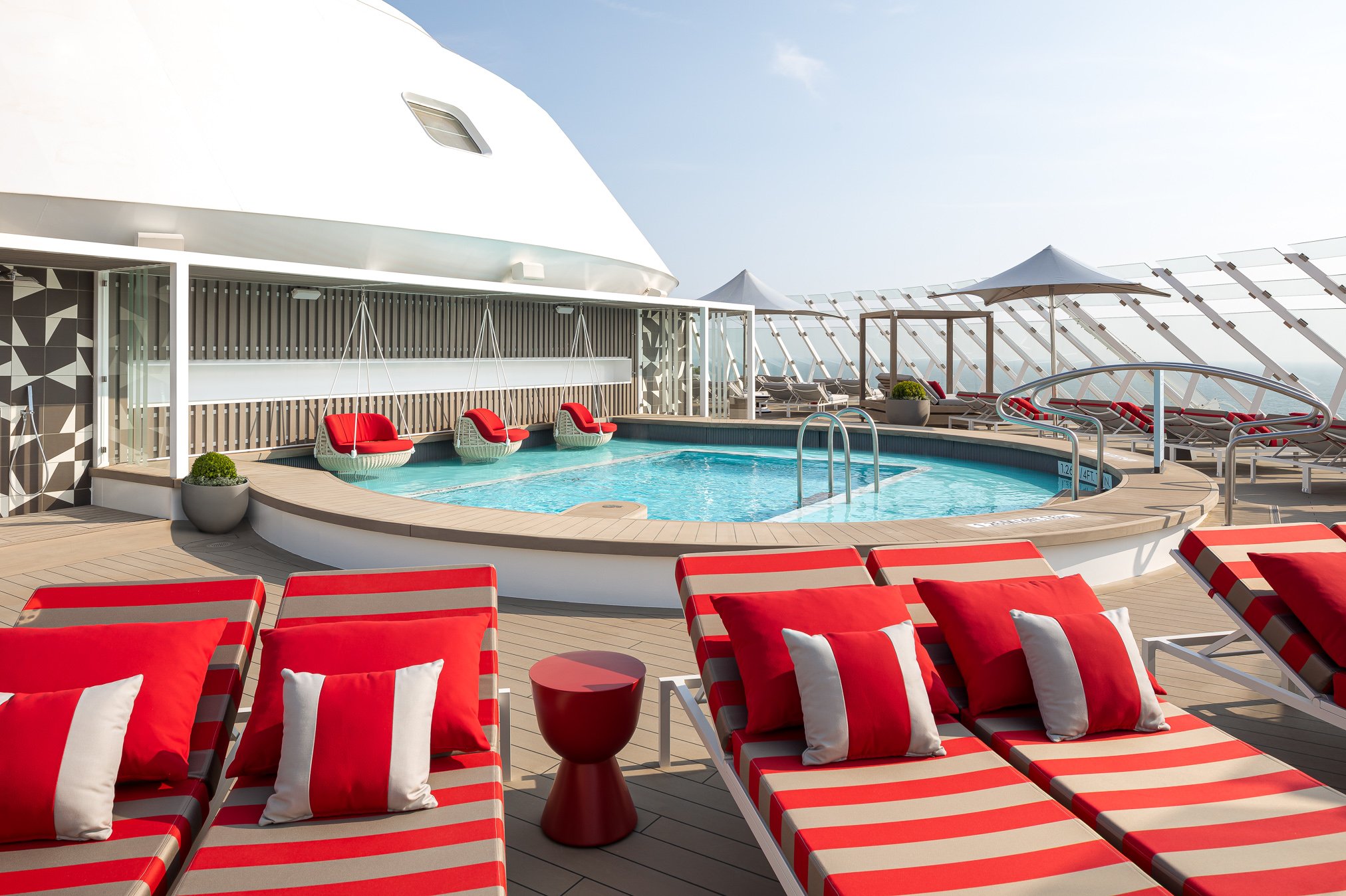 Sundeck privado de The Retreat de Celebrity Cruises