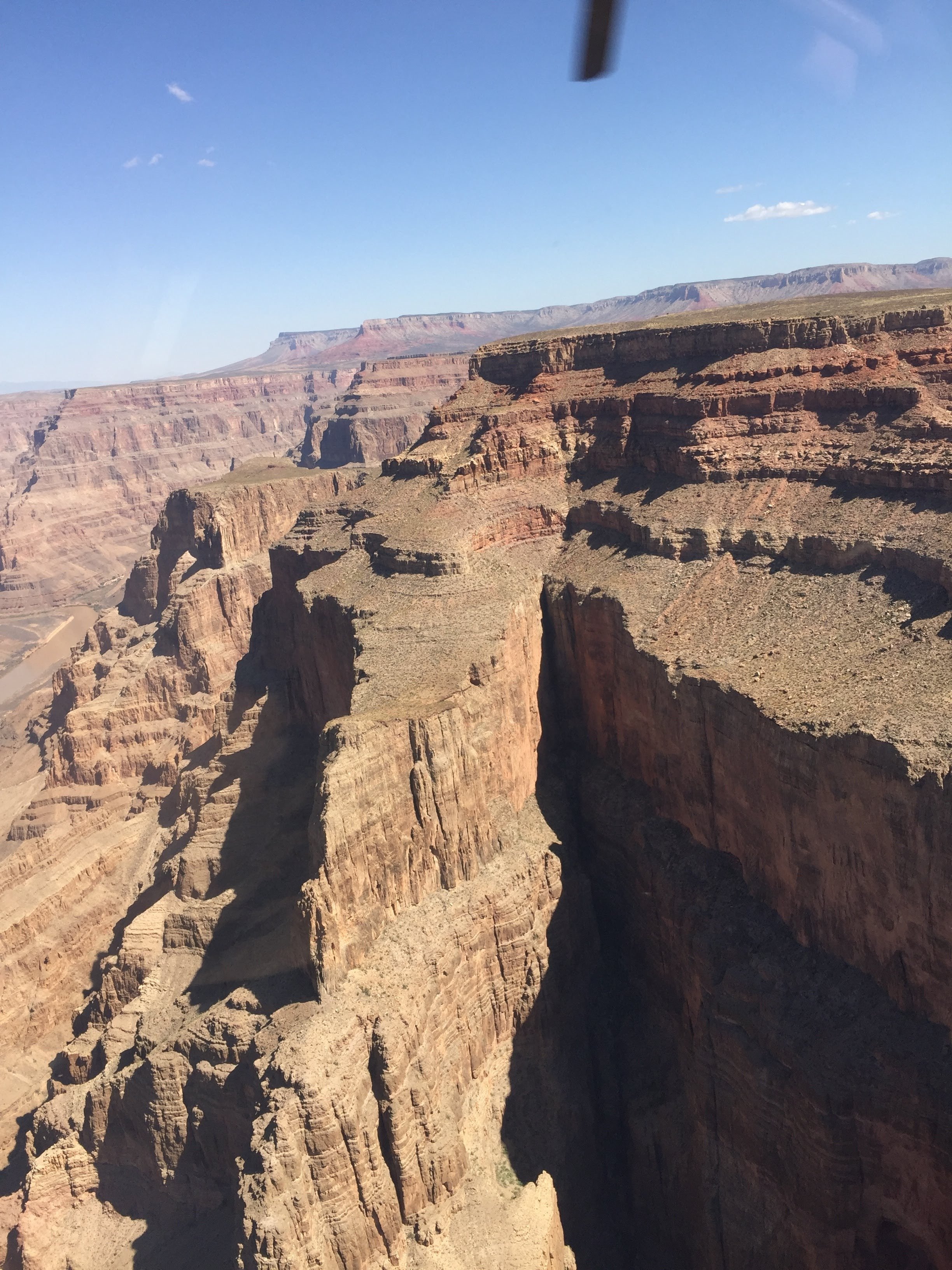 Vista aérea del Gran Cañón en Estados Unidos